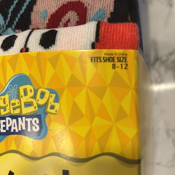 SpongeBob SquarePants character.six pair casual crew socks. - Picture 4 of 8